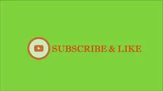 Green screen YOUTUBE subscribe & like window #shorts_video