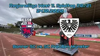 Bonner SC vs. SC Preußen Münster | 11. Spieltag Regionalliga West