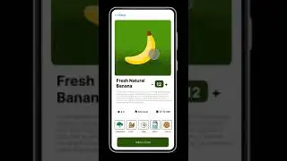 Grocery App Design in Figma | Daily UI Design Challenge
