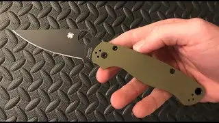 Spyderco Paramilitary 2 S90V DLT Trading Exclusive OD Green Unboxing