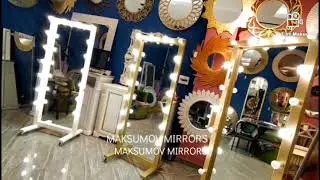 ГРИМЕРНОЕ ЗЕРКАЛО - Зеркало с подсветкой для парикмахерской,  ателье, салон красоты. Ташкент