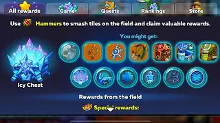 Chest opening /Hustle Castle / The Icy Treasure Hunt /