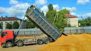 Строительство школьного стадиона. Бауманский лицей.