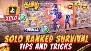 Solo Ranked Survival Tips & Tricks In Tamil 🤯 ||  Top 5 Placement In Solo Ranked | Free Fire Tamil