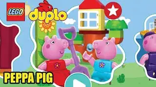 LEGO DUPLO PEPPA PIG - Playful learning with Peppa | FREE new play pack GARDEN TREEHOUSE Part 2