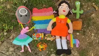 Berburu POP IT, Squid Game, Balon Tiup, Topeng Squid Game, Kaktus Joget Nyangkut di Pohon