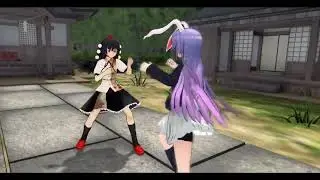 Touhou Yakuza Fight [MMD]