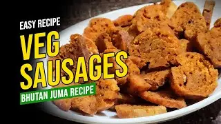 How to make Veg Sausage at Home Recipe | Without Machine | Juma Recipe