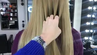 Авторский микс цветов при наращивании волос от студии Victoria Russo