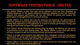 STM | Software Testing Tools | By Mr. Y. N. D. Aravind