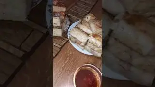 Воскресный завтрак нашей семьи. Приглашаем на чай с фаршированными блинами #горшочеквари