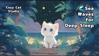 Ocean Waves & Gentle Piano for Deep Sleep 🌊🎹
