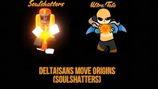 Ultra!Tale delta sans moves origins (SoulShatters - Roblox)