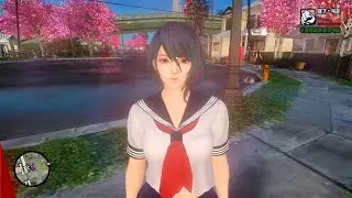 Tamaki - Sailor  With Smartphone - GTA SA