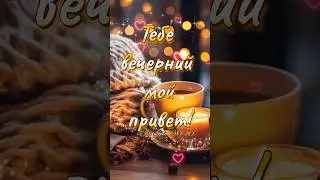 Тебе вечерний мой привет 