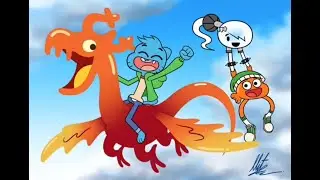 Darwin x Carrie - Six Rainbow Friends (Amazing Future Of Gumball)