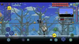Just another Deerclops fight in Terraria mobile