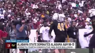 Alabama State dominates Alabama A&M 56-13