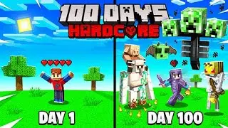 MINECRAFT 100 DAY SURVIVEL MISSION BUT THIS THE FIRST DAY 🔥 😀