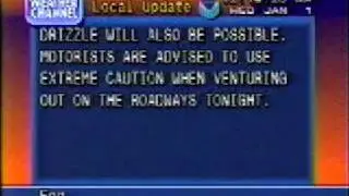 Weather Channel Local Forecast 1997