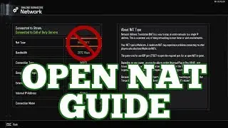 [JUNE 2020] How to get OPEN NAT Type on Black Ops 4 in Under 5 Minutes