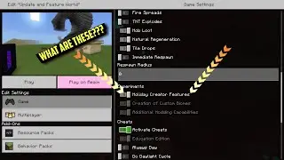 How To Use Holiday Creator Features In Minecraft