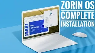 Step by Step Zorin OS Installation Guide with Scientist shield in hindi