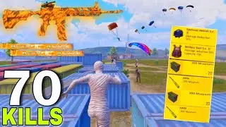 70 KILLS!🔥 IN 2 MATCHES FASTEST GAME PLAY with/ MUMMY SET 😍 Pubg Mobile