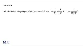Finite Sum of Inverse Squares | Math Olympiad | Transformation Tricks | Rounding | Telescoping Sum
