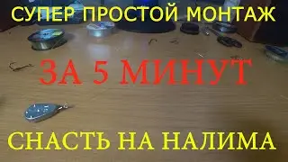 Супер простой монтаж снасти на НАЛИМА 