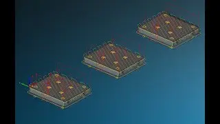 Как быстро создать УП на 3 детали? SolidCAM 2019
