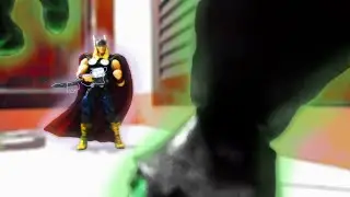 Hulk vs Thor (stop motion)