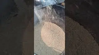 Первый запуск гранулятора.