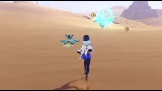 Sumeru Desert Seelie Southeast of the First Waypoint of Hypostyle Desert