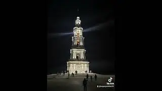 Колокольня на воде,на затопленной части города