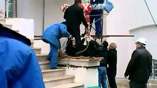 подъем креста на троицкую церковь с.филимонки