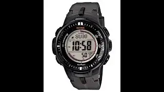 Removing the watch strap CASIO PRW 3000