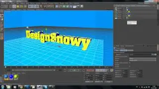 Text 3D Cinema 4D r13