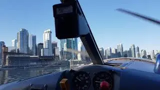 Vancouver sea plane landing