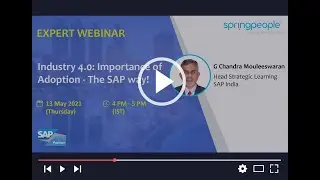Industry 4.0: Importance of Adoption - The SAP way!