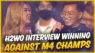 H2WO interview after winning against Echo M4 World Champion | RSG Slate PH vs Echo