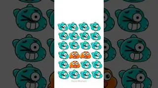 Gumbal & Darwin puzzle line game!