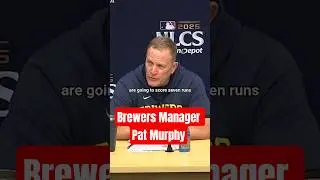 Brewers Manager Pat Murphy on Losses to Dodgers - 2025 NLCS