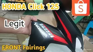 HONDA CLICK 125i V2 Front fairings Lipad Ni RHEM