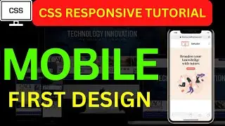 How to create mobile first responsive design | media query css responsive examples.