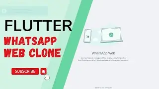 Build a WhatsApp Web Flutter clone | #2 chat screen