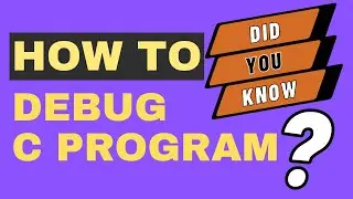 தமிழில்|Debugging in C programming