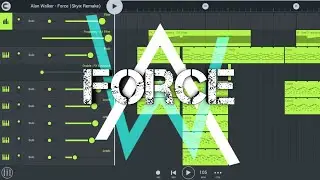 Alan Walker - Force | FL Studio Mobile Remake + Free FLM | Reupload