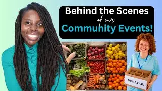 Behind the Scenes of our Community Event! | Come to work with me