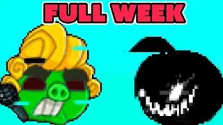 Friday Night Funkin X Angry Birds, The Corruption, VS Handsome Pig Full Week|Shadic The Modder